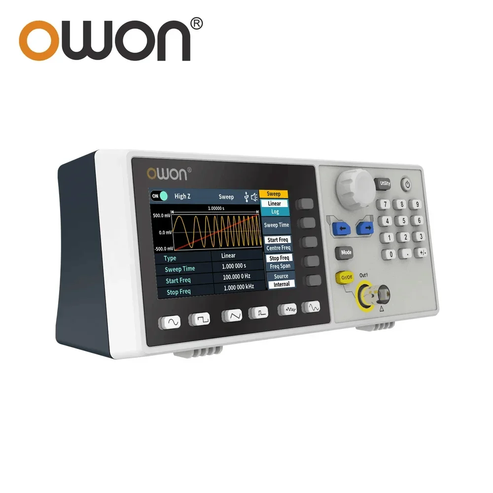 Owon DGE1030 DGE1060, 3.6-Inch Lcd Waveform Generator, Any Waveform Generator 1 Channel 30mhz 60mhz, Vertical Resolution - Image 3