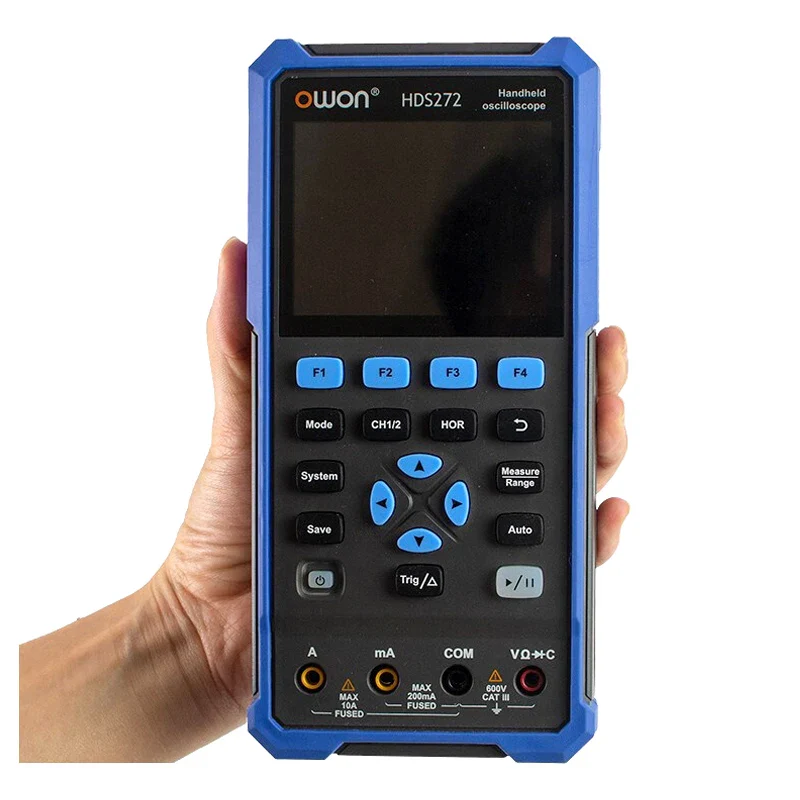 OWON HDS272 Portable Digital Automotive Oscilloscope 2 Channel 70MHz Professional True-RMS Multimeter - Image 3