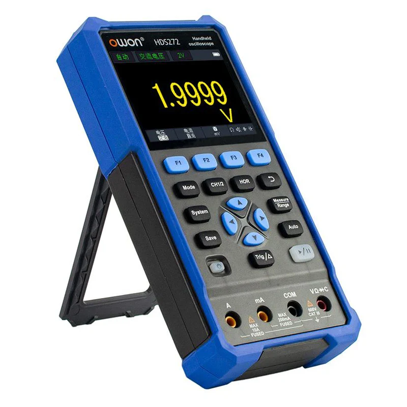 OWON HDS272 Portable Digital Automotive Oscilloscope 2 Channel 70MHz Professional True-RMS Multimeter - Image 4