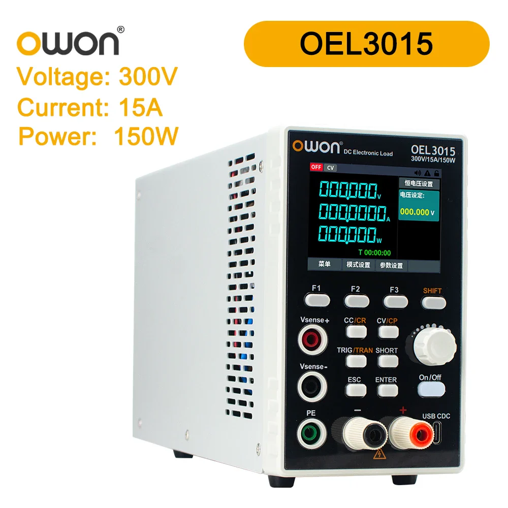 OWON High-Performance Programmable Electronic Load DC OEL1515/OEL3020/3030 150W/300W 150V/300V 15A/20A/30A Electronics Load - Image 10