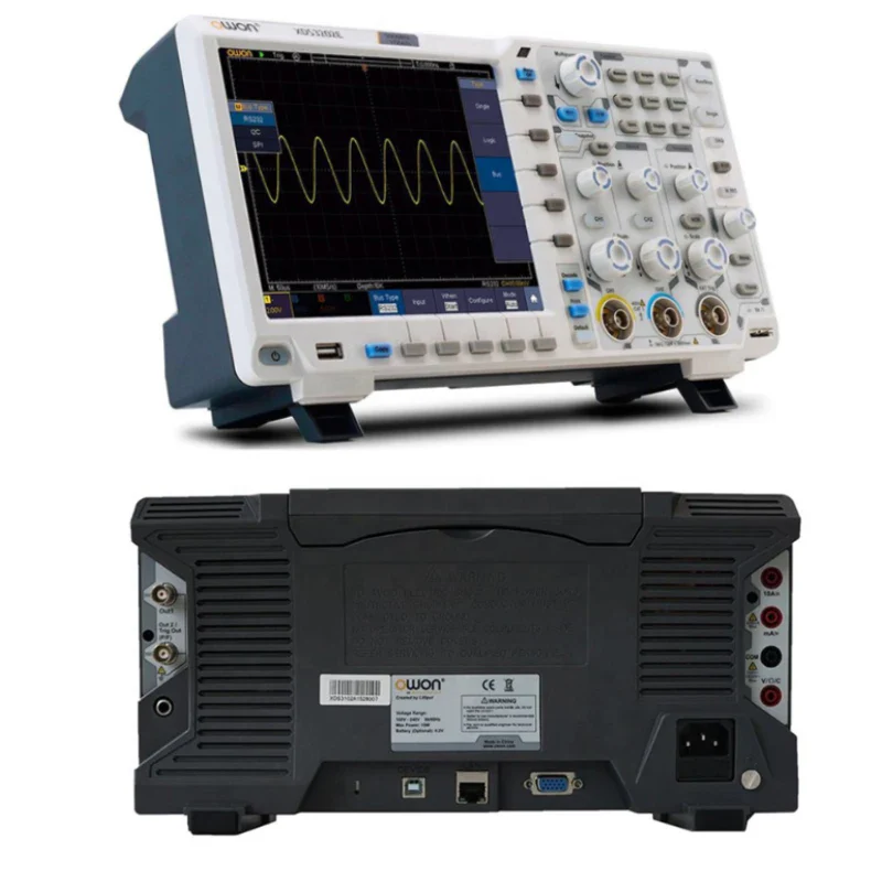 OWON XDS3202E Digital Oscilloscope 1GS/s 200MHz 2 Channels 40M Record Length 8 Bits 8Inch USB I2C SPI RS232 CAN 2CH Oscilloscope - Image 6