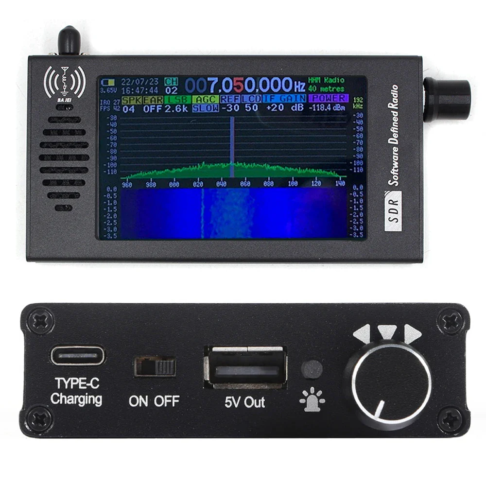 Portable Handheld Radio Set SDR Radio Receiver Professional 100KHz-149MHz Radio Multifunctional ShortWave Antenna Radio Set - Image 5
