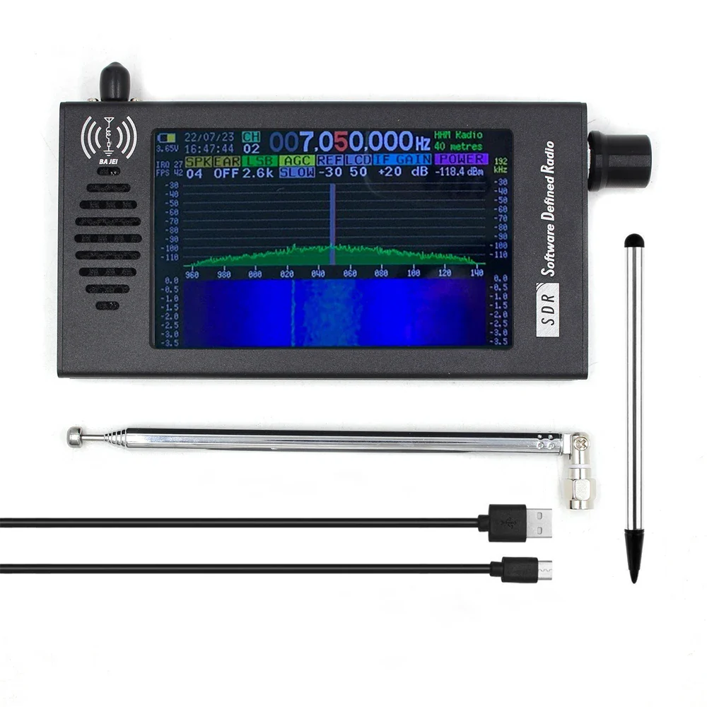 Portable Handheld Radio Set SDR Radio Receiver Professional 100KHz-149MHz Radio Multifunctional ShortWave Antenna Radio Set - Image 6