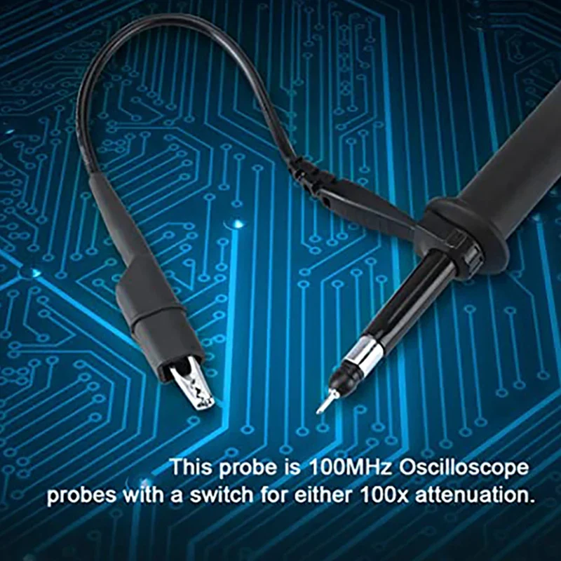 Promotion! P4100 Oscilloscope Probe 100:1 2KV High Voltage 100Mhz Safety BNC Connector For Oscilloscope Adjustable Attenuation - Image 2