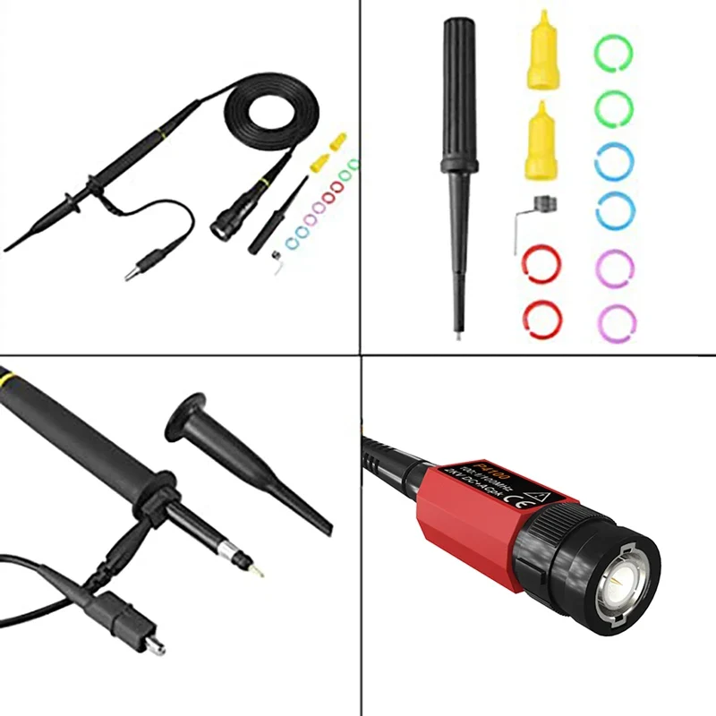 Promotion! P4100 Oscilloscope Probe 100:1 2KV High Voltage 100Mhz Safety BNC Connector For Oscilloscope Adjustable Attenuation - Image 4