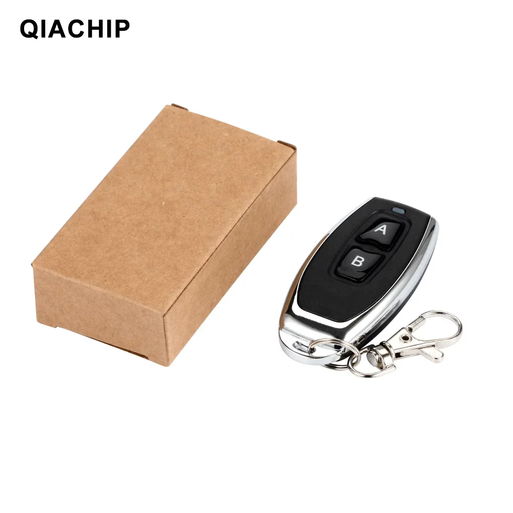 QIACHIP 433 MHz AC 110V 220V 2CH RF Remote Control Switch Controller + Universal RF Relay Receiver For Light Garage Door Opener - Image 7