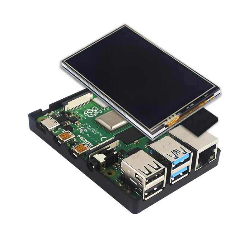 Raspberry Pi 4 Model B 3.5 inch TFT Touch Screen 480x320 LCD Monitor with ABS Case Touch Pen for Raspberry Pi 4 Model B 3B+ 3B - Image 3