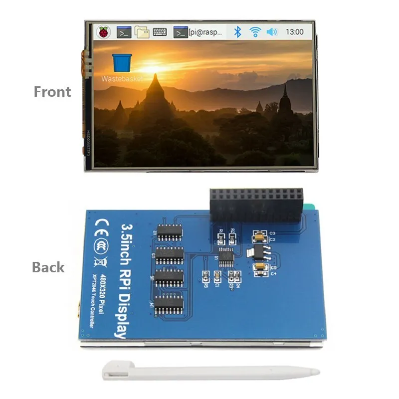 Raspberry Pi 4 Model B 3.5 inch TFT Touch Screen 480x320 LCD Monitor with ABS Case Touch Pen for Raspberry Pi 4 Model B 3B+ 3B - Image 5
