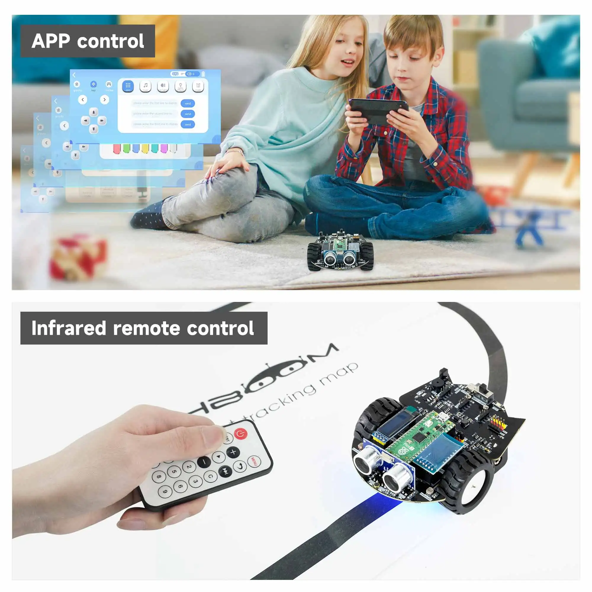 Raspberry Pi Pico 2 Robot Car Kit Programmable Car Use MicroPython Programming For DIY Electronic Project Raspberry Pi - Image 2