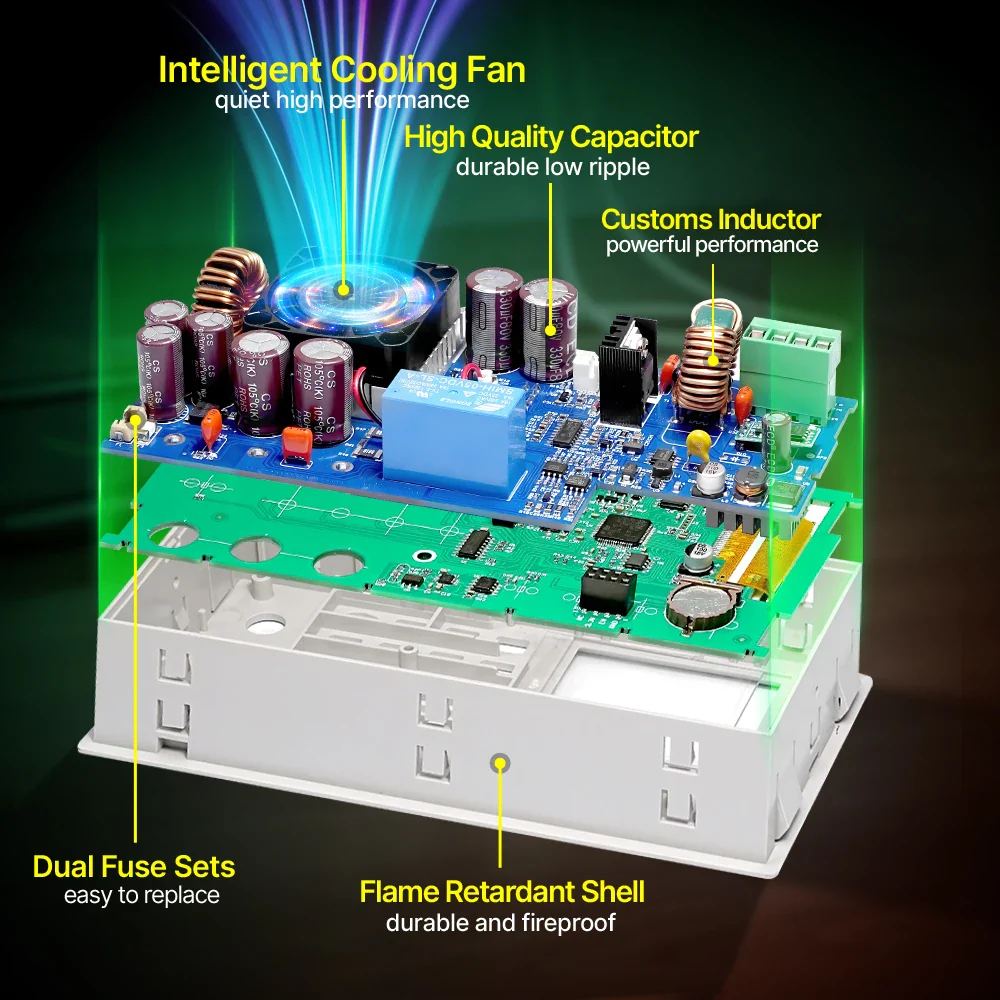 RD RD6012 RD6012W USB WiFi DC DC Voltage Step down Bench Power Supply Adjustable buck converter 60V 12A & 800W PSU - Image 3
