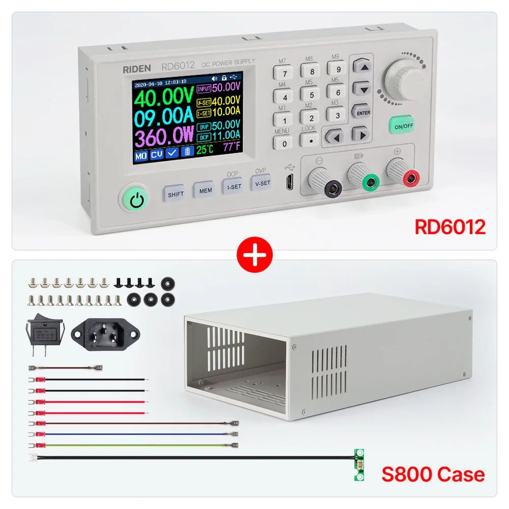 RD RD6012 RD6012W USB WiFi DC DC Voltage Step down Bench Power Supply Adjustable buck converter 60V 12A & 800W PSU - Image 6