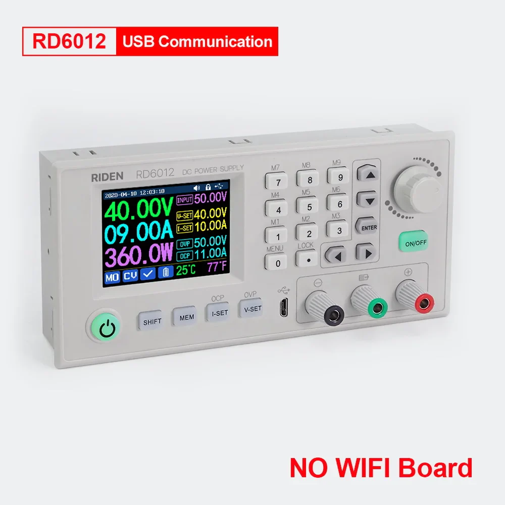 RD RD6012 RD6012W USB WiFi DC DC Voltage Step down Bench Power Supply Adjustable buck converter 60V 12A & 800W PSU - Image 8