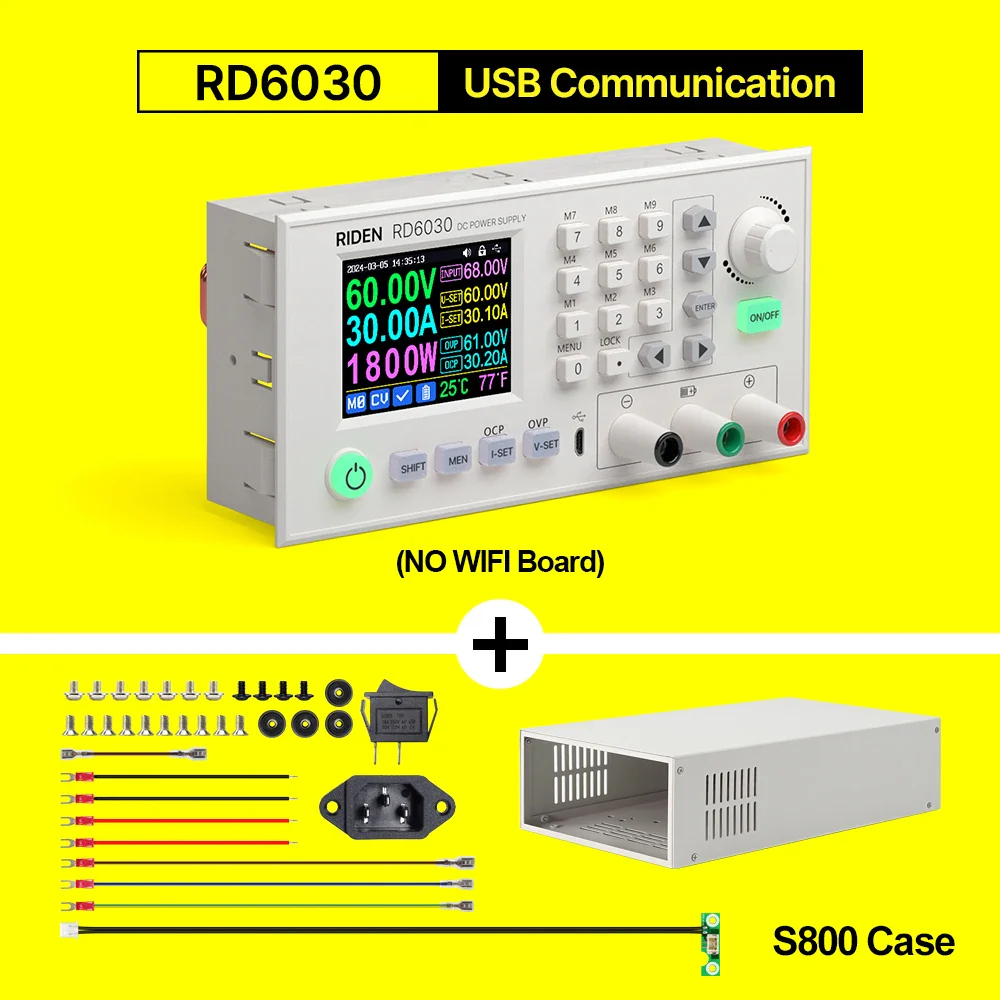 RD RD6030 RD6030W 60V 30A DC Adjustable Step Down Voltage Bench Regulated Power Supply Buck Converter Battery Charging&1500W PSU - Image 10