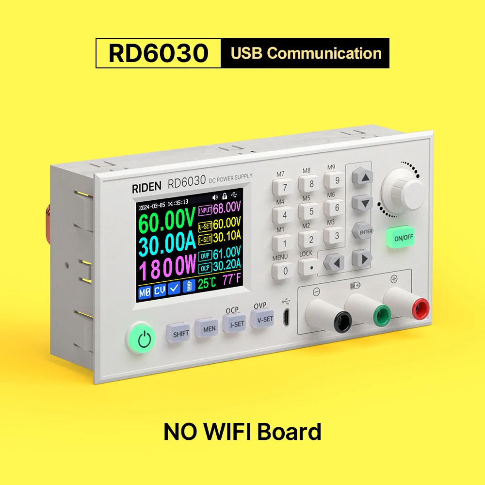 RD RD6030 RD6030W 60V 30A DC Adjustable Step Down Voltage Bench Regulated Power Supply Buck Converter Battery Charging&1500W PSU - Image 8
