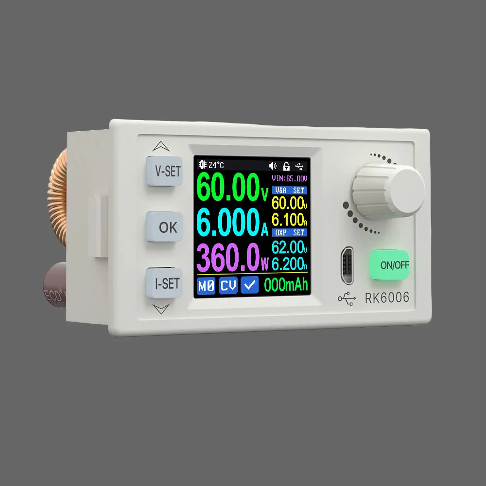 RD RK6006 RK6006-BT 60V 6A 4 digit Communication Adjustable DC to DC Step Down Voltage Bench Power Supply Buck converter - Image 2