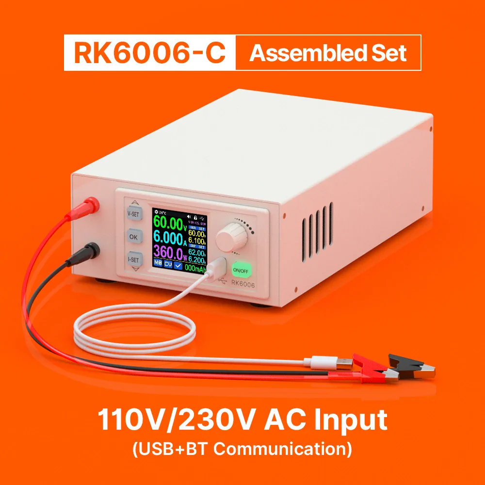 RD RK6006 RK6006-BT 60V 6A 4 digit Communication Adjustable DC to DC Step Down Voltage Bench Power Supply Buck converter - Image 9