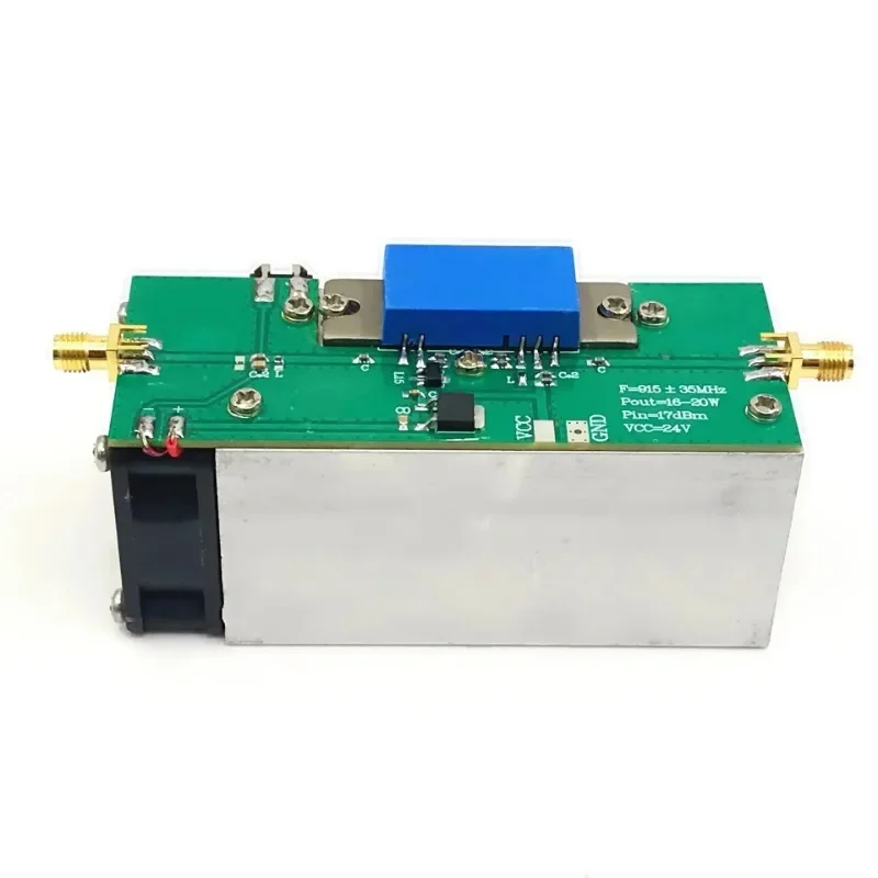 RF Power Amplifier 915MHz 18W RF Power Amp with Heat Sink for Ham Radio 24V-28V - Image 4