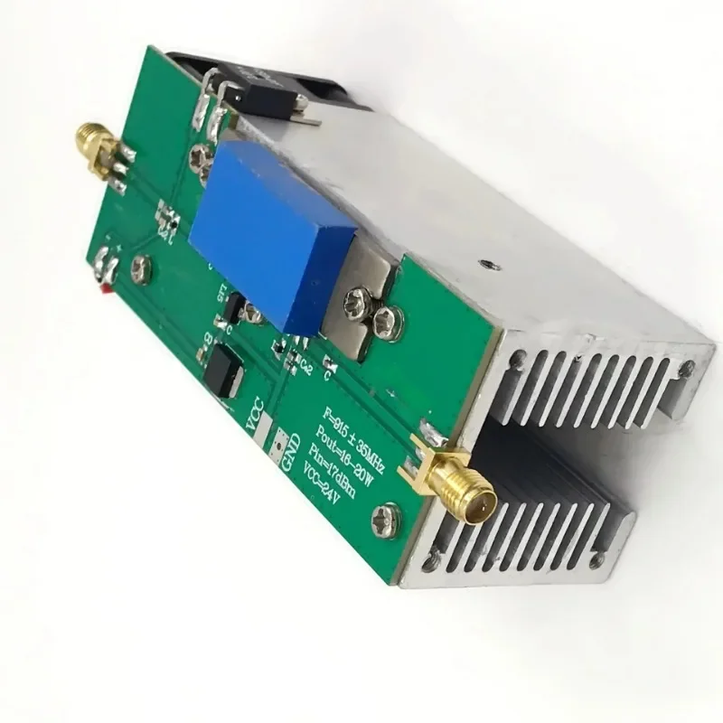 RF Power Amplifier 915MHz 18W RF Power Amp with Heat Sink for Ham Radio 24V-28V - Image 5
