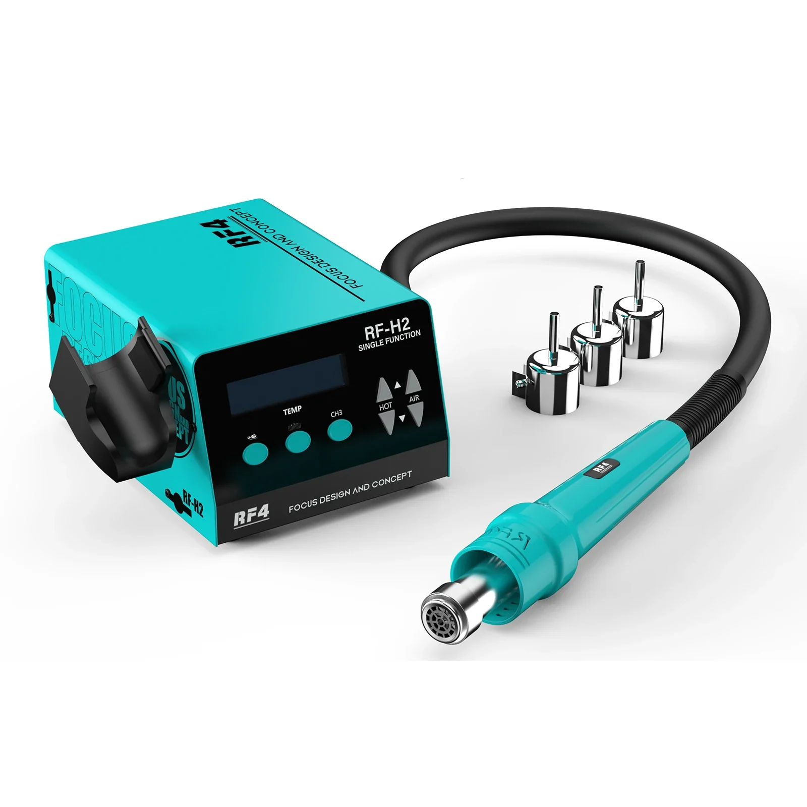 RF4 New1000W Fast Desoldering Hot Air Gun Soldering Station Digital Display Intelligent BGA Rework Station To PCB Chip Repair H2 - Image 7