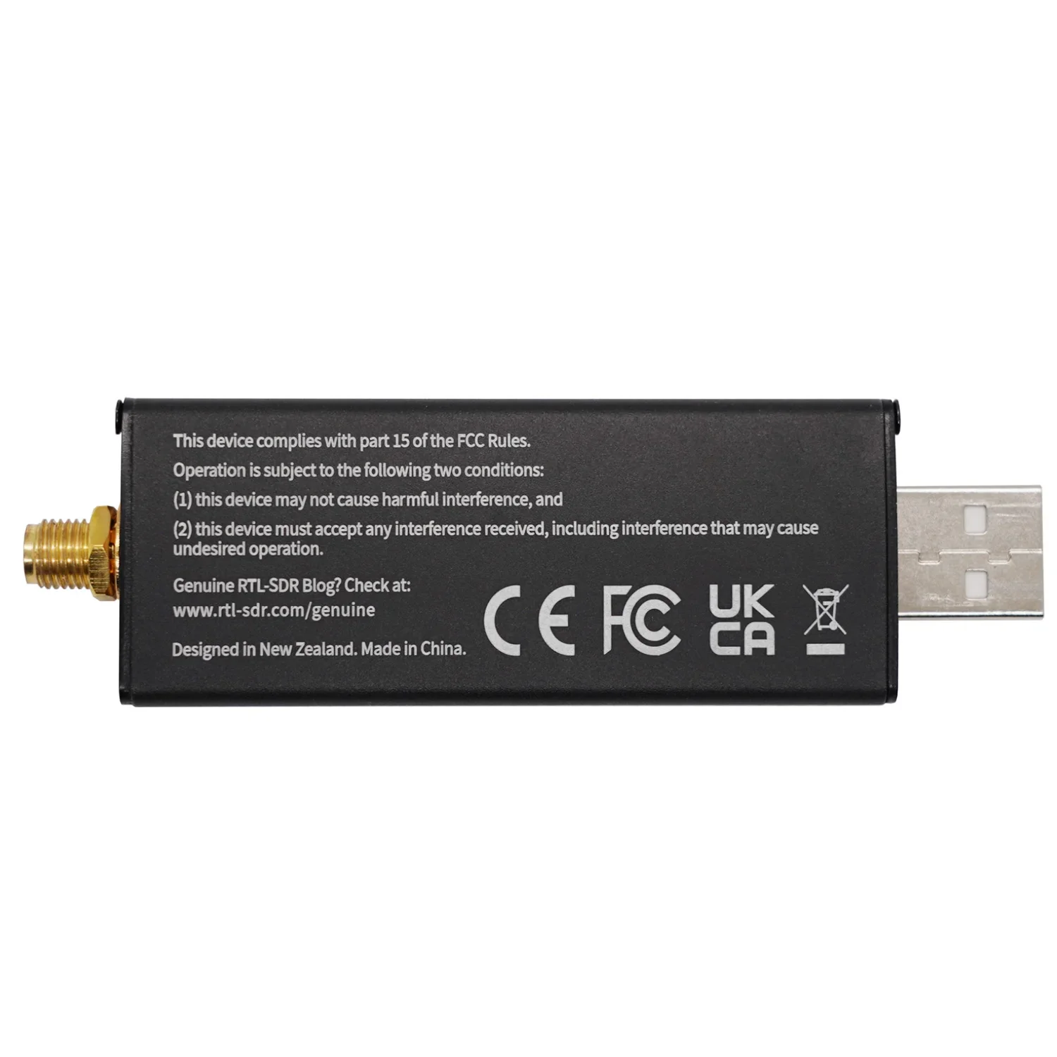 RTL-SDR Blog RTL SDR V4 R828D RTL2832U 1PPM TCXO SMA RTLSDR Software Defined Radio (Dongle Only) - Image 5