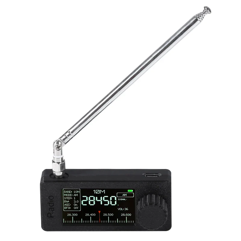 SI4732  0.5-108 MHz LSB USB AM FM LSB USB AM FM Pocket Mini Portable Radio Receiver - Image 7