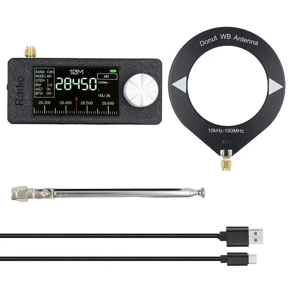 SI4732  0.5-108 MHz LSB USB AM FM LSB USB AM FM Pocket Mini Portable Radio Receiver - Image 8