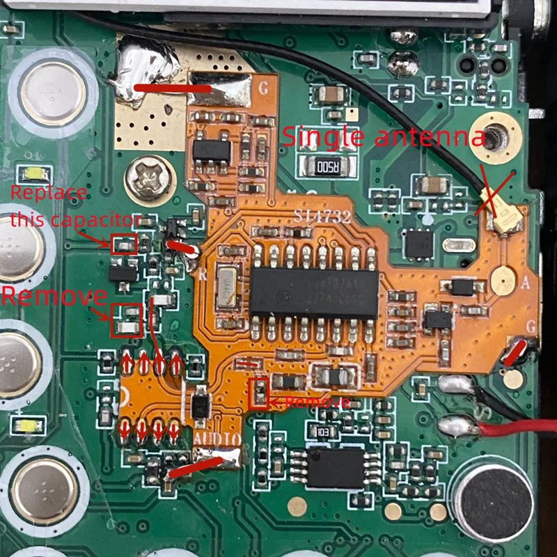 SI4732 Chip And Crystal Oscillator Component Modification Module For Uvk5/K6 PLUS FPC Version For Quansheng UV-K5 UV-K6 - Image 6