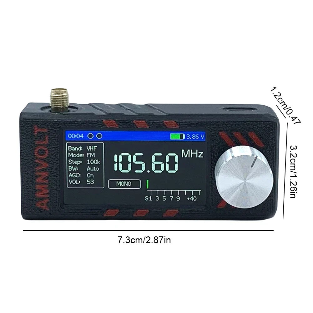 SI4732 Portable Radio LSB USB AM FM FM/AM Radio 1.9inch Mini Pocket Radio HF SW MW VHF Radio with Antenna DSP Long-lasting Radio - Image 5