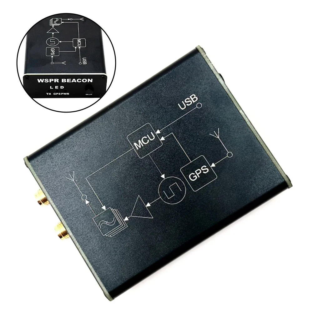 SI5351 WSPR Transmitter With TCXO And GPS Automatic QTH Positioning 23dBm For Tests Measurement Tools Accessory USB-5V - Image 4