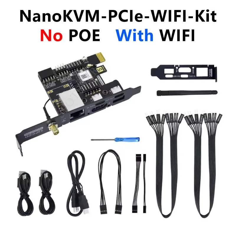 Sipeed NanoKVM PCIe Remote Control / Power / Desktop Maintenance Server UART HDMI USB RISC-V NanoKVM-PCIe For PiKVM - Image 10