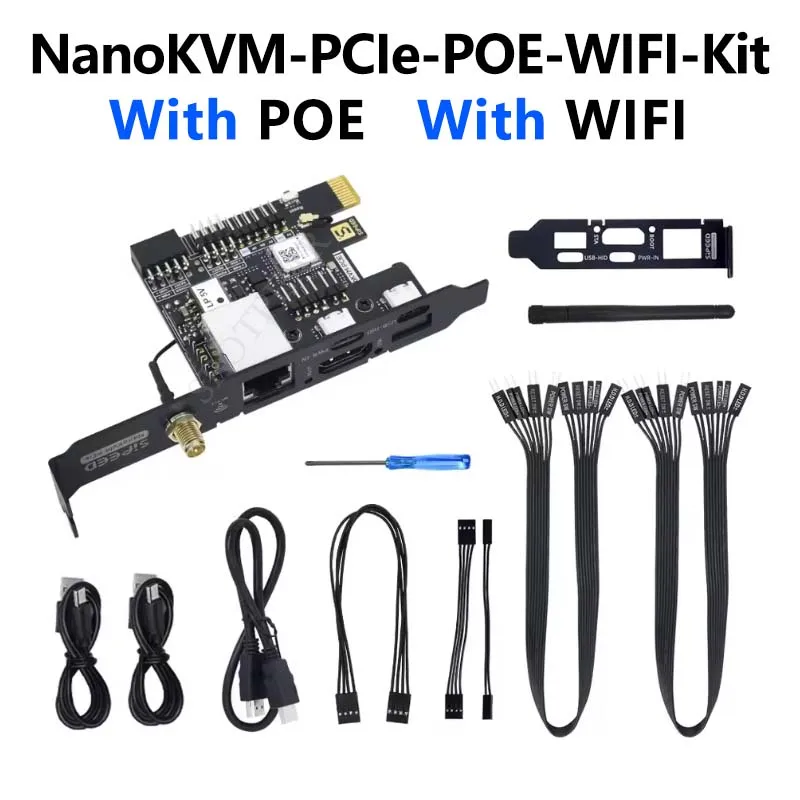 Sipeed NanoKVM PCIe Remote Control / Power / Desktop Maintenance Server UART HDMI USB RISC-V NanoKVM-PCIe For PiKVM - Image 9