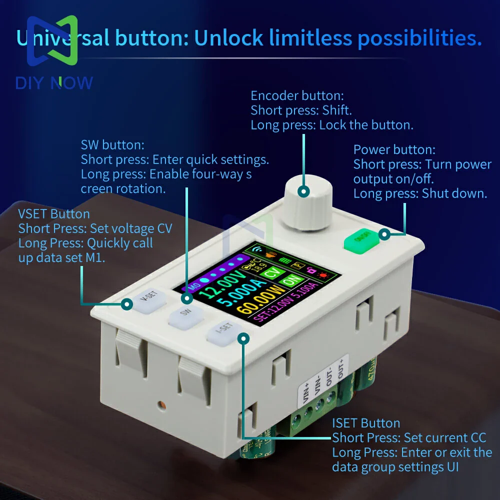 SK150S SK120S SK60S CNC Step-Up And Step-Down Module Adjustable Voltage Stabilized Power Supply Solar Charging Module 8A 150W - Image 5