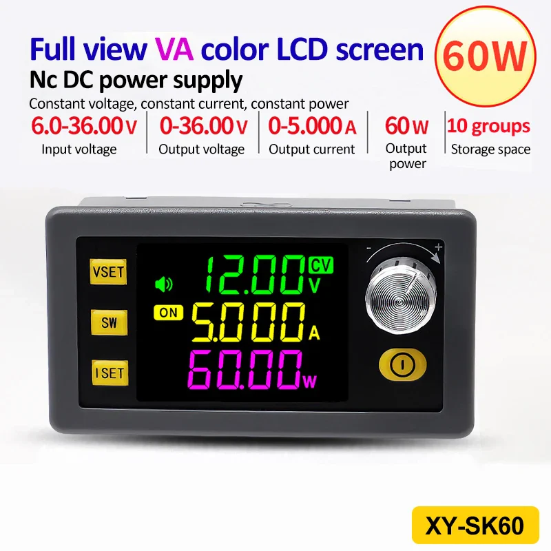 SK60 SK120 DC Buck Boost Converter CNC Adjustable Regulated Laboratory Power Supply Constant Voltage Current Solar Charge Module - Image 7