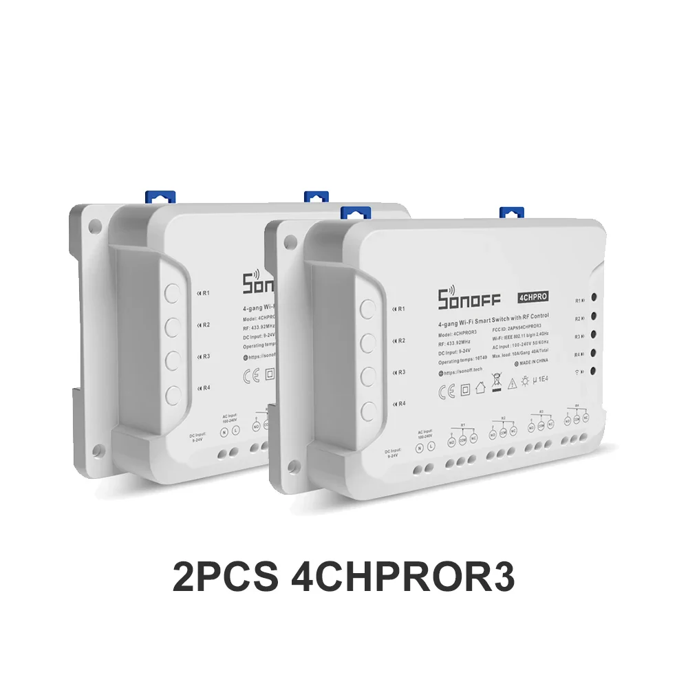 SONOFF 4CHR3 4CHPROR3 4-gang/4 Way Wifi Smart Switch 433mhz RF Control Smart Home Support Alexa Google Smartthings Alice eWeLink - Image 12