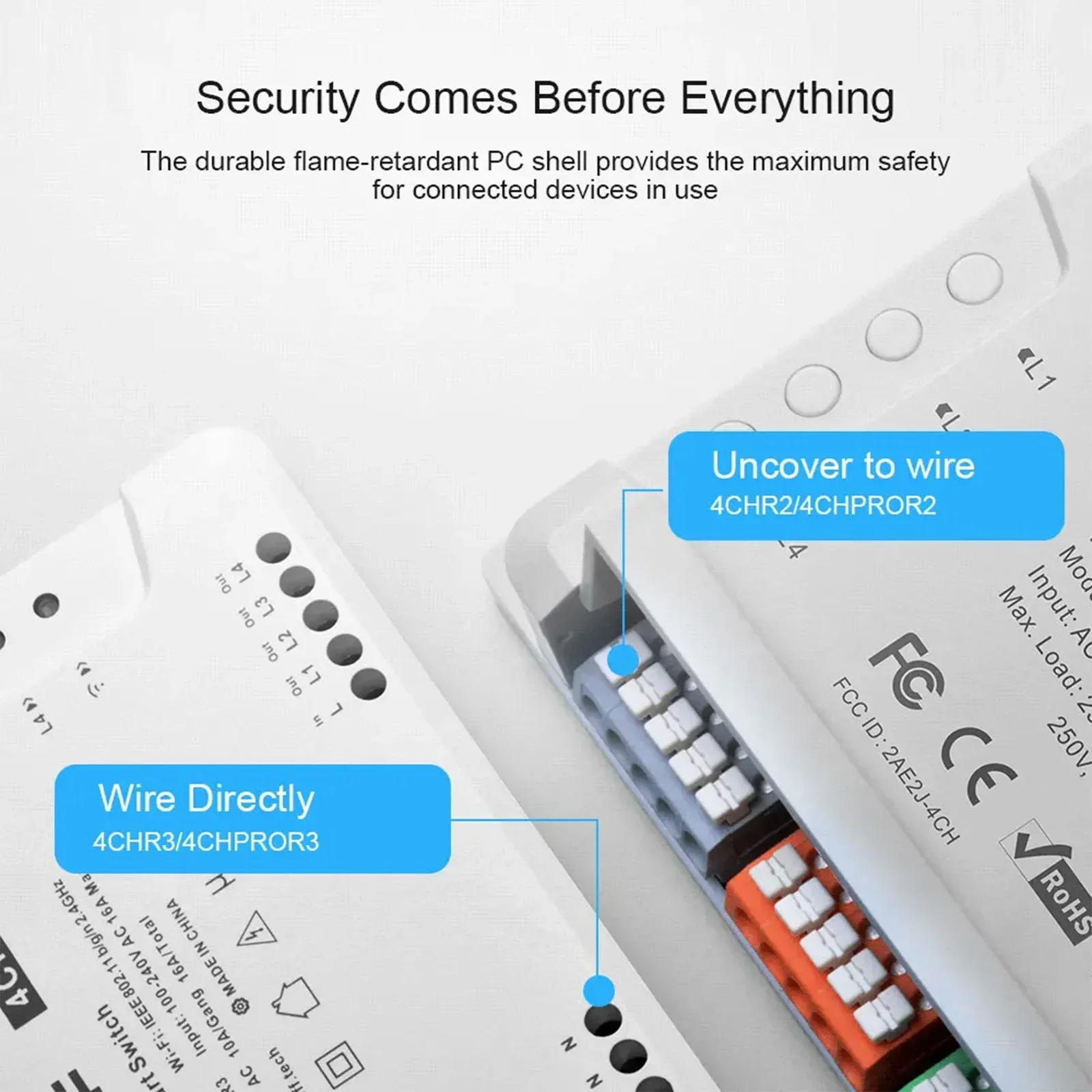 SONOFF 4CHR3 4CHPROR3 4-gang/4 Way Wifi Smart Switch 433mhz RF Control Smart Home Support Alexa Google Smartthings Alice eWeLink - Image 5