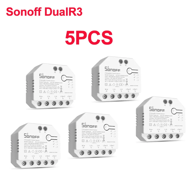 SONOFF Dual R3 2 Gang Wifi Smart Switch Dual Relay Module With Power Metering Smart Roller Shutter Switch Control Via ewelink - Image 10