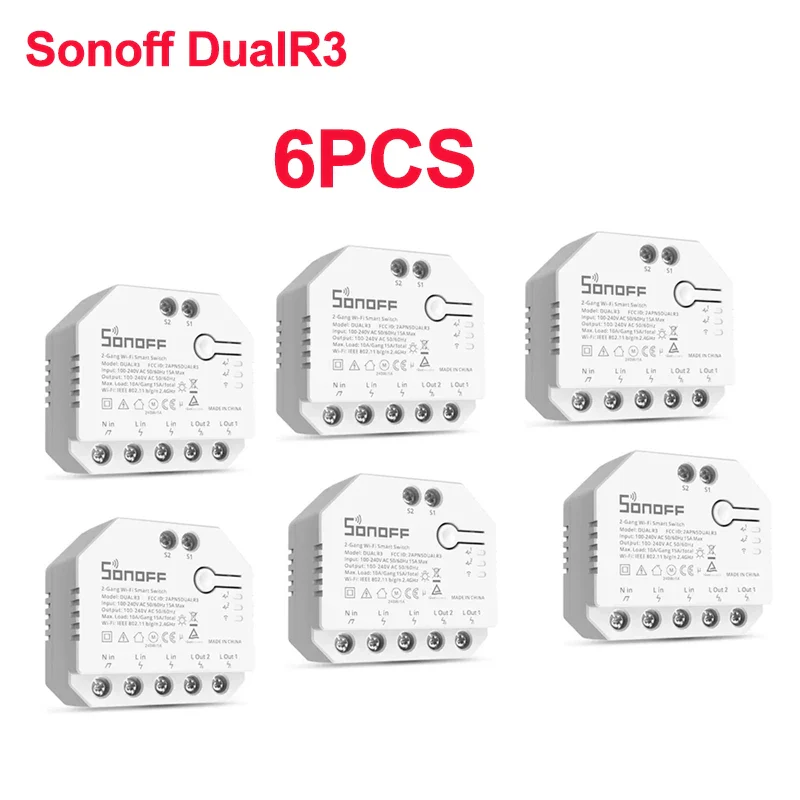 SONOFF Dual R3 2 Gang Wifi Smart Switch Dual Relay Module With Power Metering Smart Roller Shutter Switch Control Via ewelink - Image 11