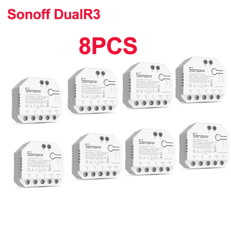 SONOFF Dual R3 2 Gang Wifi Smart Switch Dual Relay Module With Power Metering Smart Roller Shutter Switch Control Via ewelink - Image 12