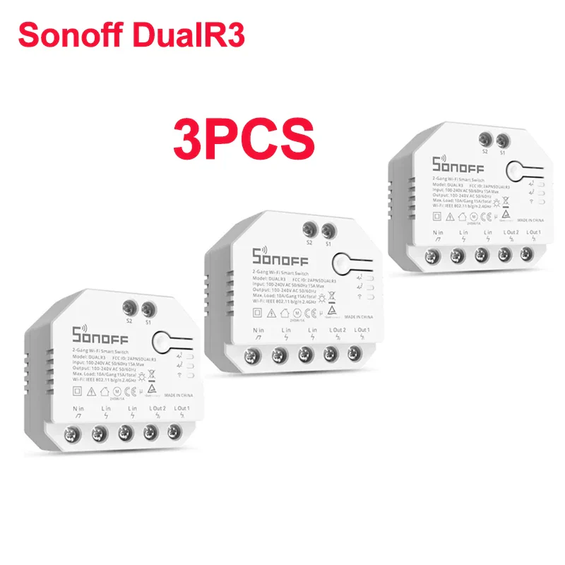 SONOFF Dual R3 2 Gang Wifi Smart Switch Dual Relay Module With Power Metering Smart Roller Shutter Switch Control Via ewelink - Image 9