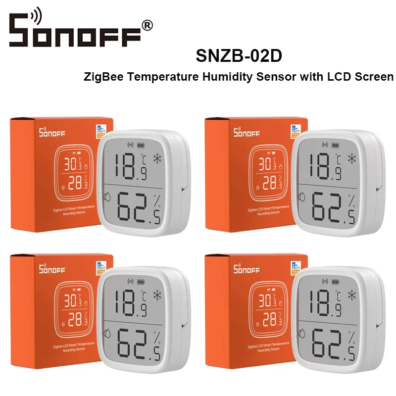 SONOFF SNZB 02D Zigbee Temperature Humidity Sensor with 2.5" LCD Screen for EWeLink SONOFF ZigBee Bridge Alexa Google Home Alice - Image 10