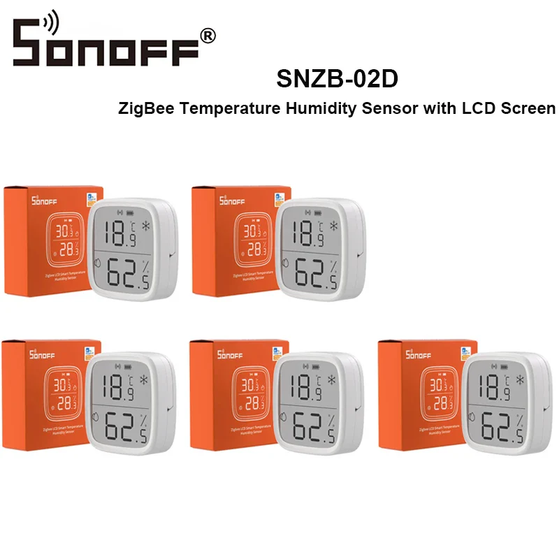 SONOFF SNZB 02D Zigbee Temperature Humidity Sensor with 2.5" LCD Screen for EWeLink SONOFF ZigBee Bridge Alexa Google Home Alice - Image 11