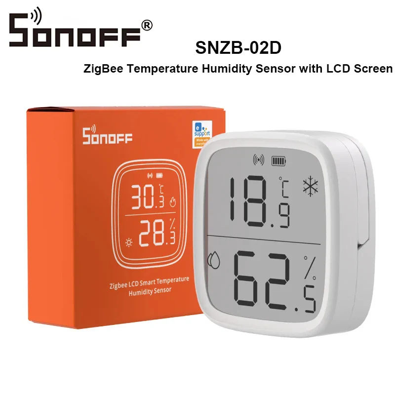 SONOFF SNZB 02D Zigbee Temperature Humidity Sensor with 2.5" LCD Screen for EWeLink SONOFF ZigBee Bridge Alexa Google Home Alice - Image 7