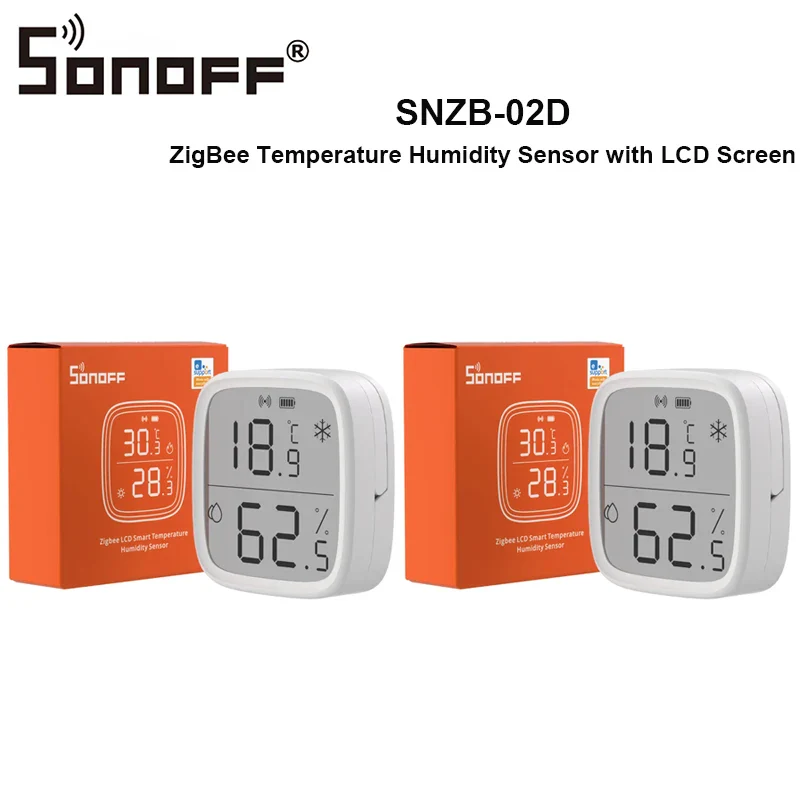 SONOFF SNZB 02D Zigbee Temperature Humidity Sensor with 2.5" LCD Screen for EWeLink SONOFF ZigBee Bridge Alexa Google Home Alice - Image 8