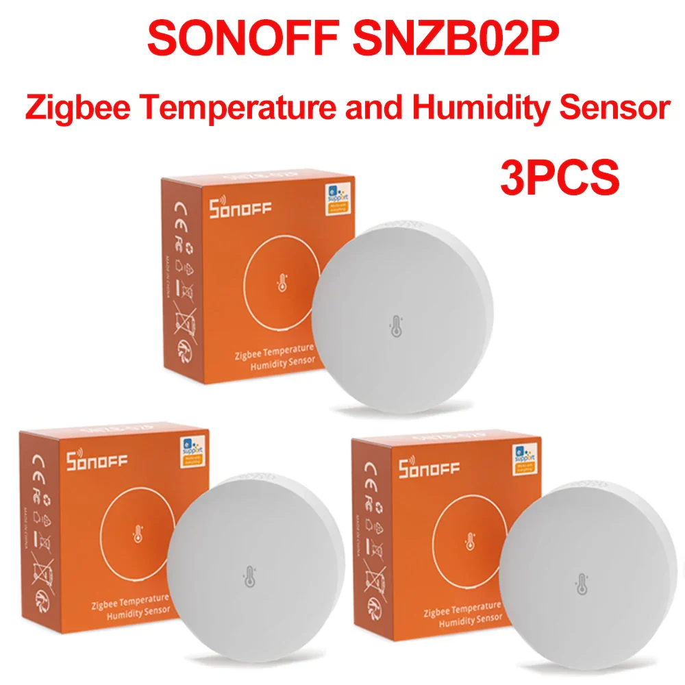 SONOFF SNZB-02P Zigbee Temperature and Humidity Sensor High Accuracy & Fast Refresh Zigbee 3.0 Compatible Comfort Alert eWelink - Image 8