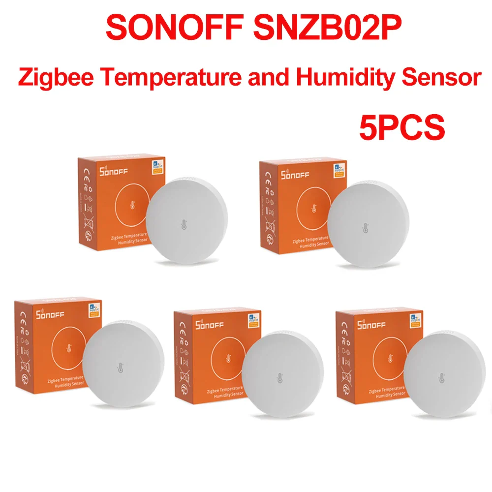 SONOFF SNZB-02P Zigbee Temperature and Humidity Sensor High Accuracy & Fast Refresh Zigbee 3.0 Compatible Comfort Alert eWelink - Image 9