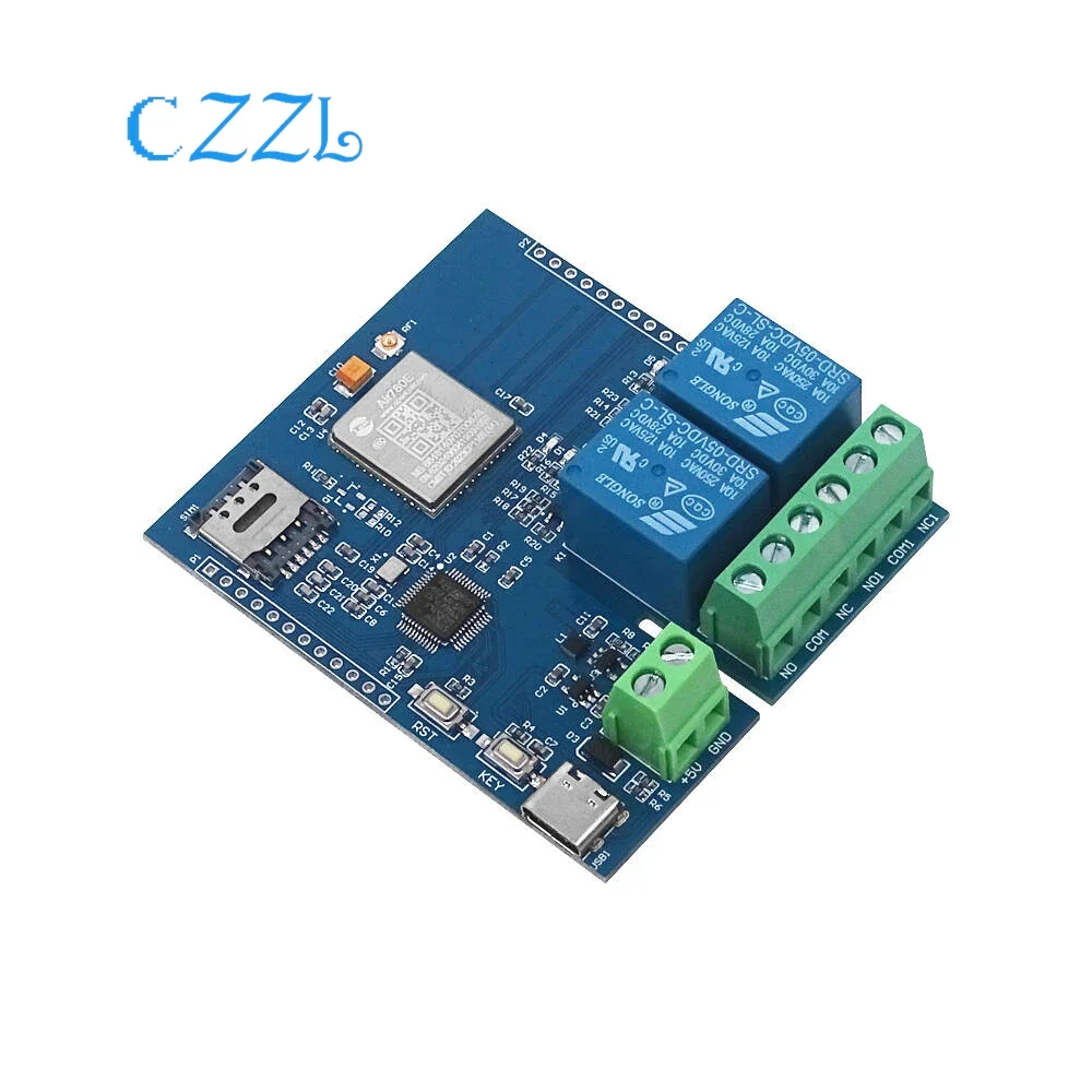 STM32 4G Networking Dual Relay Development Board Air780E Module 4G CAT1 - Image 2