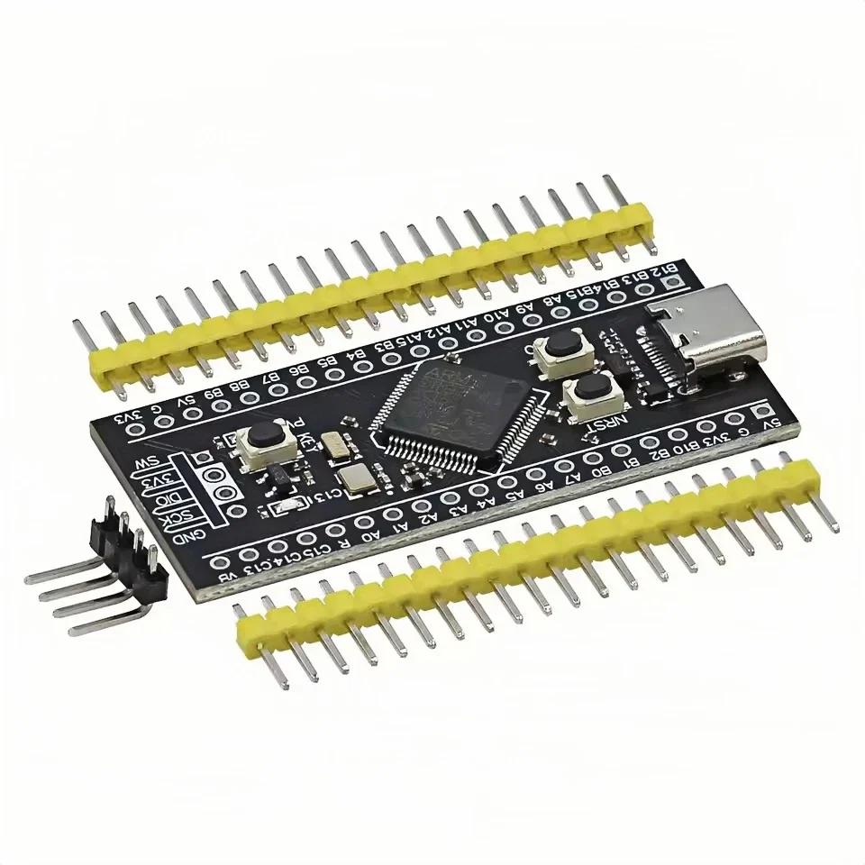STM32F103C8T6 STM32F103C6T6 ARM STM32 Minimum System Development Board STM32F401 STM32F411 + ST-LINK V2 Download Programmer - Image 5