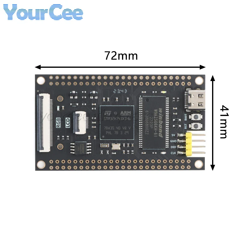 STM32H743XIH6 STM32H743 FK743M4-XIH6 FK743M5-XIH6 Core System Learning STM32 Development Board Module Compatible with OpenMV - Image 4