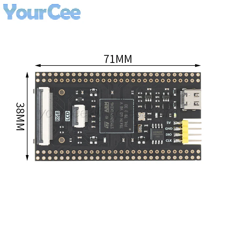 STM32H743XIH6 STM32H743 FK743M4-XIH6 FK743M5-XIH6 Core System Learning STM32 Development Board Module Compatible with OpenMV - Image 5