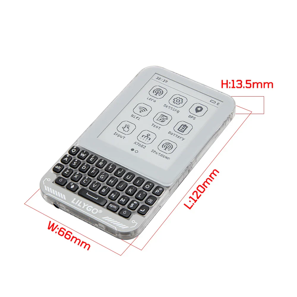 T-Deck Pro ESP32-S3 Board – 4G LoRa GPS E-Paper Touch, PCM5102A, QWIIC IoT Dev Kit - Image 4